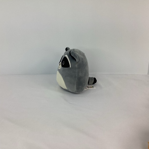 Squishmallows Plush Raccoon 5” Stuffed Animal Toy Kellytoy Gray Trash Panda - Picture 4 of 10